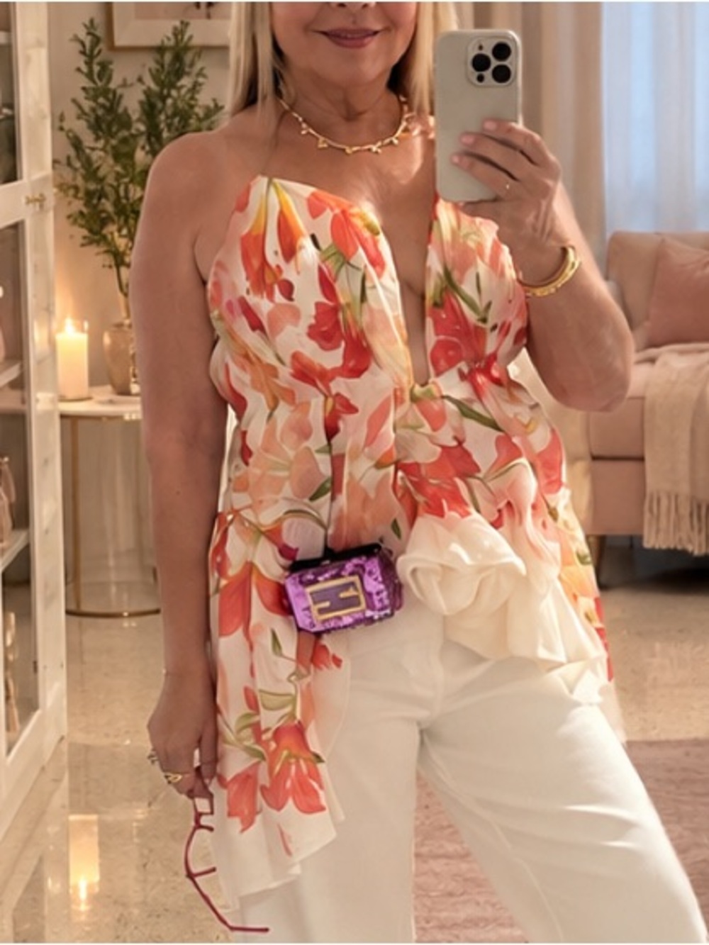 Zimmerman nwt Strapless Floral Peplum Top stunning